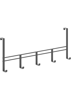 metaltex Wieszak w kolorze czarnym na drzwi - 38 x 15 x 4,5 cm ze sklepu Limango Polska w kategorii Akcesoria i przechowywanie - zdjęcie 189116274