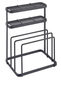 metaltex Blok "Lava" w kolorze czarnym na noże - 16 x 22 x 13 cm ze sklepu Limango Polska w kategorii Noże kuchenne - zdjęcie 189116313