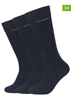 Skechers Skarpety (3 pary) w kolorze granatowym ze sklepu Limango Polska w kategorii Skarpetki męskie - zdjęcie 189116521