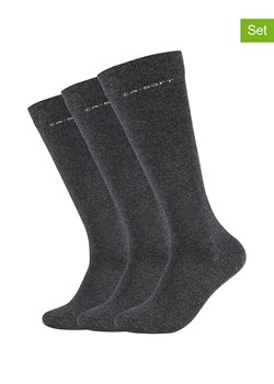 camano Podkolanówki (3 pary) w kolorze antracytowym ze sklepu Limango Polska w kategorii Skarpetki męskie - zdjęcie 189116523