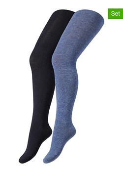 camano Rajstopy (2 pary) w kolorze niebieskim ze sklepu Limango Polska w kategorii Rajstopy dziecięce - zdjęcie 189116613