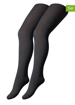 camano Rajstopy (2 pary) w kolorze antracytowym ze sklepu Limango Polska w kategorii Rajstopy dziecięce - zdjęcie 189116803