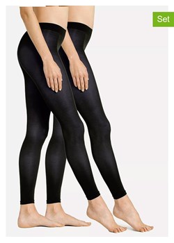 s.Oliver Legginsy (2 pary) w kolorze czarnym ze sklepu Limango Polska w kategorii Spodnie damskie - zdjęcie 189116920