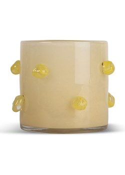 Byon Świecznik "Arlo" w kolorze beżowym - wys. 15 x Ø 15 cm ze sklepu Limango Polska w kategorii Świeczniki - zdjęcie 189116923