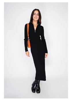 ASSUILI Kaszmirowa sukienka dzianinowa w kolorze czarnym ze sklepu Limango Polska w kategorii Sukienki - zdjęcie 189117442