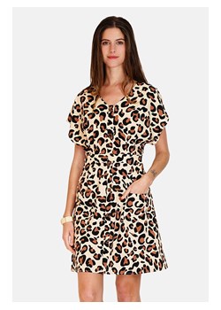ASSUILI Sukienka w kolorze beżowo-jasnobrązowym ze sklepu Limango Polska w kategorii Sukienki - zdjęcie 189117624