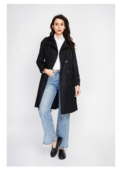 ASSUILI Trencz w kolorze czarnym ze sklepu Limango Polska w kategorii Płaszcze damskie - zdjęcie 189117840