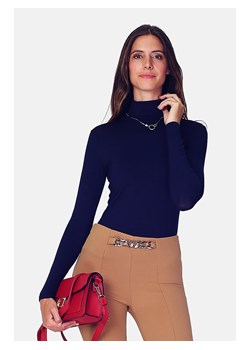 ASSUILI Koszulka w kolorze granatowym ze sklepu Limango Polska w kategorii Bluzki damskie - zdjęcie 189117892