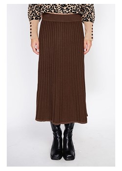 ASSUILI Kaszmirowa spódnica w kolorze brązowym ze sklepu Limango Polska w kategorii Spódnice - zdjęcie 189118091