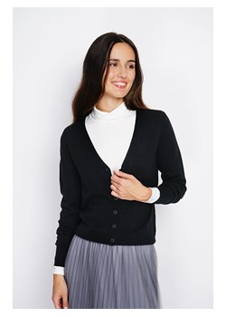 ASSUILI Kardigan w kolorze czarnym ze sklepu Limango Polska w kategorii Swetry damskie - zdjęcie 189118242