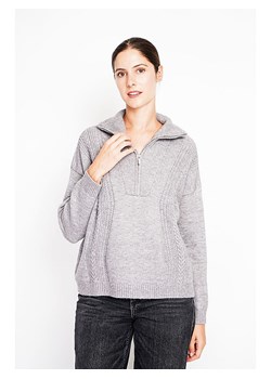 ASSUILI Sweter w kolorze jasnoszarym ze sklepu Limango Polska w kategorii Swetry damskie - zdjęcie 189118443