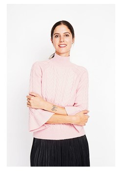ASSUILI Sweter w kolorze jasnoróżowym ze sklepu Limango Polska w kategorii Swetry damskie - zdjęcie 189118482