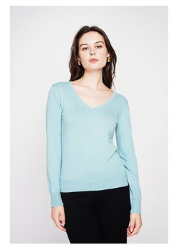 ASSUILI Sweter w kolorze turkusowym ze sklepu Limango Polska w kategorii Swetry damskie - zdjęcie 189118601