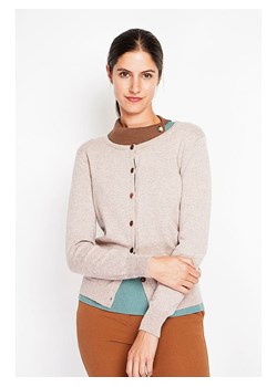 ASSUILI Kardigan w kolorze beżowym ze sklepu Limango Polska w kategorii Swetry damskie - zdjęcie 189118652