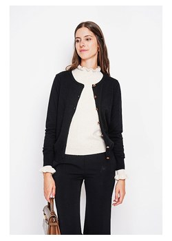 ASSUILI Kardigan w kolorze czarnym ze sklepu Limango Polska w kategorii Swetry damskie - zdjęcie 189118672