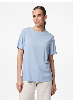 Pieces Koszulka "Anora" w kolorze błękitnym ze sklepu Limango Polska w kategorii Bluzki damskie - zdjęcie 189119951