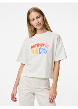 Pieces Koszulka "Chilli" w kolorze białym ze sklepu Limango Polska w kategorii Bluzki damskie - zdjęcie 189120060