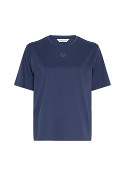 MOSS COPENHAGEN Koszulka "Melea" w kolorze granatowym ze sklepu Limango Polska w kategorii Bluzki damskie - zdjęcie 189120281
