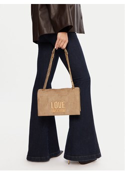 LOVE MOSCHINO Torebka JC4122PP0NKB110A Beżowy ze sklepu MODIVO w kategorii Torebki damskie - zdjęcie 189120632