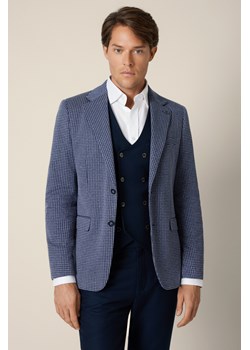 Marynarka Granatowa w Pepitę Madera ze sklepu Lancerto S.A. w kategorii Marynarki męskie - zdjęcie 189120963