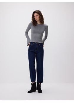 Reserved - Jeansy mom fit - granatowy ze sklepu Reserved w kategorii Jeansy damskie - zdjęcie 189121012