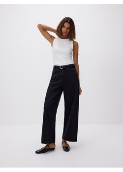 Reserved - Jeansy wide leg - czarny ze sklepu Reserved w kategorii Jeansy damskie - zdjęcie 189122981