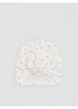 Reserved - Czapka turban - złamana biel ze sklepu Reserved w kategorii Czapki dziecięce - zdjęcie 189123212