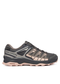 Buty do biegania Salomon Extegra Gtx Gore-Tex L49135500 Szary ze sklepu eobuwie.pl w kategorii Buty sportowe damskie - zdjęcie 189123301