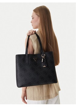 Torebka Guess Meridian II HWOS69 74230 Szary ze sklepu eobuwie.pl w kategorii Torby Shopper bag - zdjęcie 189123322