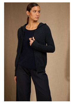 Perfect Cashmere Kaszmirowy kardigan "Emma" w kolorze czarnym ze sklepu Limango Polska w kategorii Swetry damskie - zdjęcie 189123852