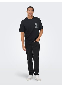 ONLY &amp; SONS Koszulka "Monalisa" w kolorze czarnym ze sklepu Limango Polska w kategorii T-shirty męskie - zdjęcie 189123914