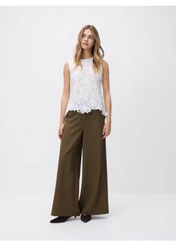 Reserved - Ażurowa bluzka - biały ze sklepu Reserved w kategorii Bluzki damskie - zdjęcie 189124661