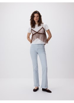 Reserved - Jeansy flare z wysokim stanem - niebieski ze sklepu Reserved w kategorii Jeansy damskie - zdjęcie 189124953