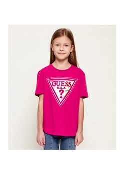 Guess T-shirt | Regular Fit ze sklepu Gomez Fashion Store w kategorii Bluzki dziewczęce - zdjęcie 189126811