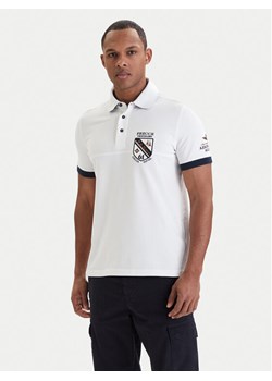 Aeronautica Militare Polo 261PO1915UP00191 Biały Regular Fit ze sklepu MODIVO w kategorii T-shirty męskie - zdjęcie 189126921