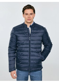 Kurtka męska pikowana granatowa Kamilos 403 ze sklepu Big Star w kategorii Kurtki męskie - zdjęcie 189128104
