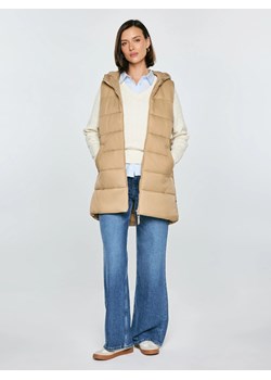 Kamizelka damska pikowana beżowa Pavla 801 ze sklepu Big Star w kategorii Kamizelki damskie - zdjęcie 189128182