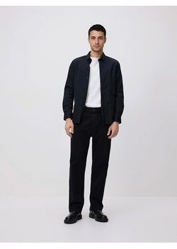 Reserved - Gładka koszula super slim fit - czarny ze sklepu Reserved w kategorii Koszule męskie - zdjęcie 189128723