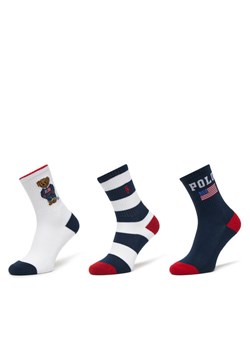 Skarpety długie Polo Ralph Lauren 444P03163001 Granatowy ze sklepu eobuwie.pl w kategorii Skarpetki dziecięce - zdjęcie 189128911