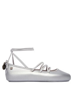 Baleriny Melissa Melissa Beta Ad 38020 Srebrny ze sklepu eobuwie.pl w kategorii Balerinki - zdjęcie 189128970