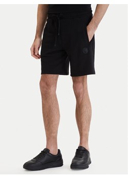 Plein Sport Szorty sportowe SAFC MJT2789 STE003N Czarny Regular Fit ze sklepu MODIVO w kategorii Spodenki męskie - zdjęcie 189130411