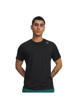 Męska koszulka treningowa Under Armour UA Halo Vent SS - czarna ze sklepu Sportstylestory.com w kategorii T-shirty męskie - zdjęcie 189130822
