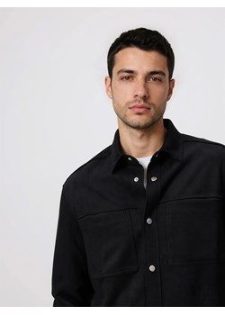 Reserved - Kurtka koszulowa z imitacji zamszu - czarny ze sklepu Reserved w kategorii Kurtki męskie - zdjęcie 189131433