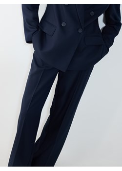 Mohito - Granatowe spodnie wide leg - granatowy ze sklepu Mohito w kategorii Spodnie damskie - zdjęcie 189131891