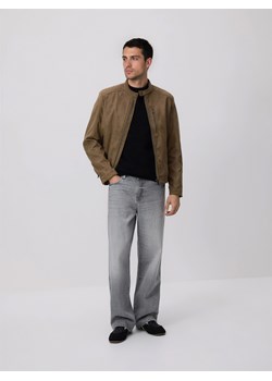 Reserved - Sweter z domieszką lyocellu - czarny ze sklepu Reserved w kategorii Swetry męskie - zdjęcie 189132304