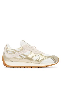 Sneakersy Tommy Hilfiger Th Chic Metallic Retro Runner FW0FW09191 Złoty ze sklepu eobuwie.pl w kategorii Buty sportowe damskie - zdjęcie 189133071