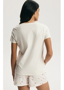 Esotiq bawełniana piżama damska dwuczęściowa Daisy 45217-03M, Kolor kremowy, Rozmiar L, Esotiq ze sklepu Primodo w kategorii Piżamy damskie - zdjęcie 189133764