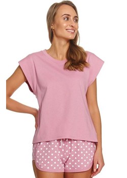 Doctor Nap piżama damska ze spodenkami w serca PM.7457.HEARTS, Kolor różowy, Rozmiar S, Doctor Nap ze sklepu Intymna w kategorii Piżamy damskie - zdjęcie 189134191