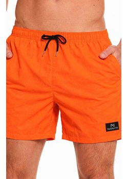 Szorty kąpielowe męskie pomarańczowe KS008, Kolor pomarańczowy, Rozmiar M, Noviti ze sklepu Intymna w kategorii Kąpielówki - zdjęcie 189134480
