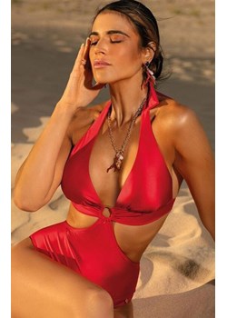Jednoczęściowy strój kąpielowy czerwony Self S 1556 LS16 Lustre 16, Kolor czerwony, Rozmiar L, Self ze sklepu Intymna w kategorii Stroje kąpielowe - zdjęcie 189134523